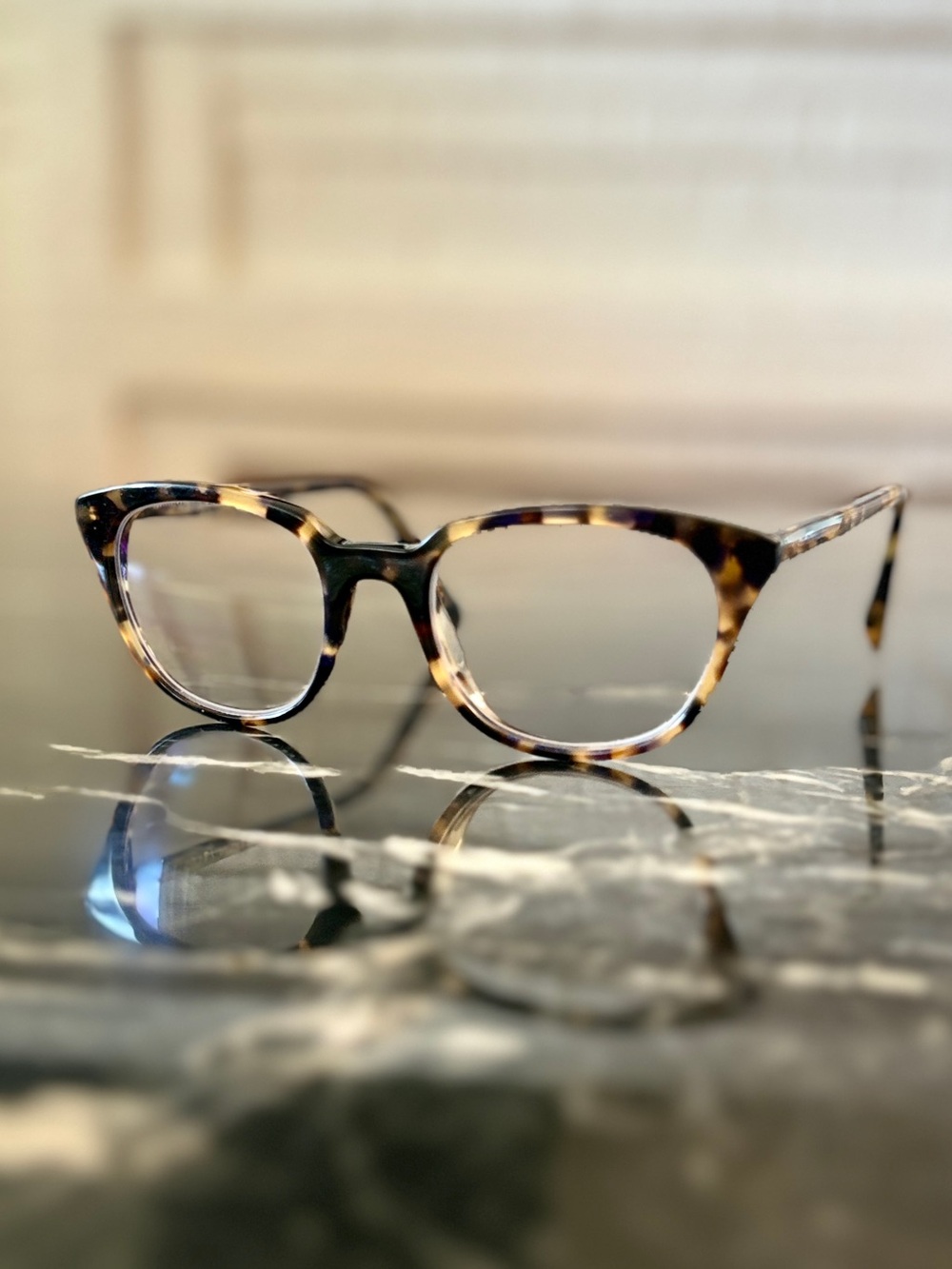 Warby Parker Chelsea Tortoise Shell Eyeglasses 252 48-19-145